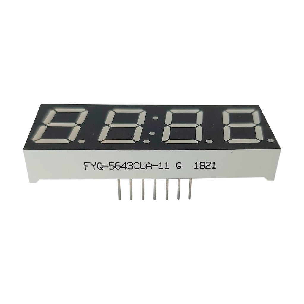 Ekran - FYQ-5643CUA-11 4 haneli 0.56 inç Amber DIP LED 7 segmentli dijital