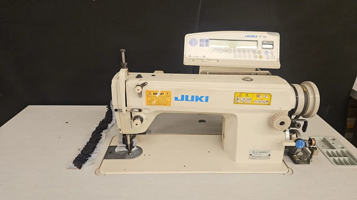 Juki DLU-5490N Havalı Gömlek Etek Kıvırma Makinası İkinci El