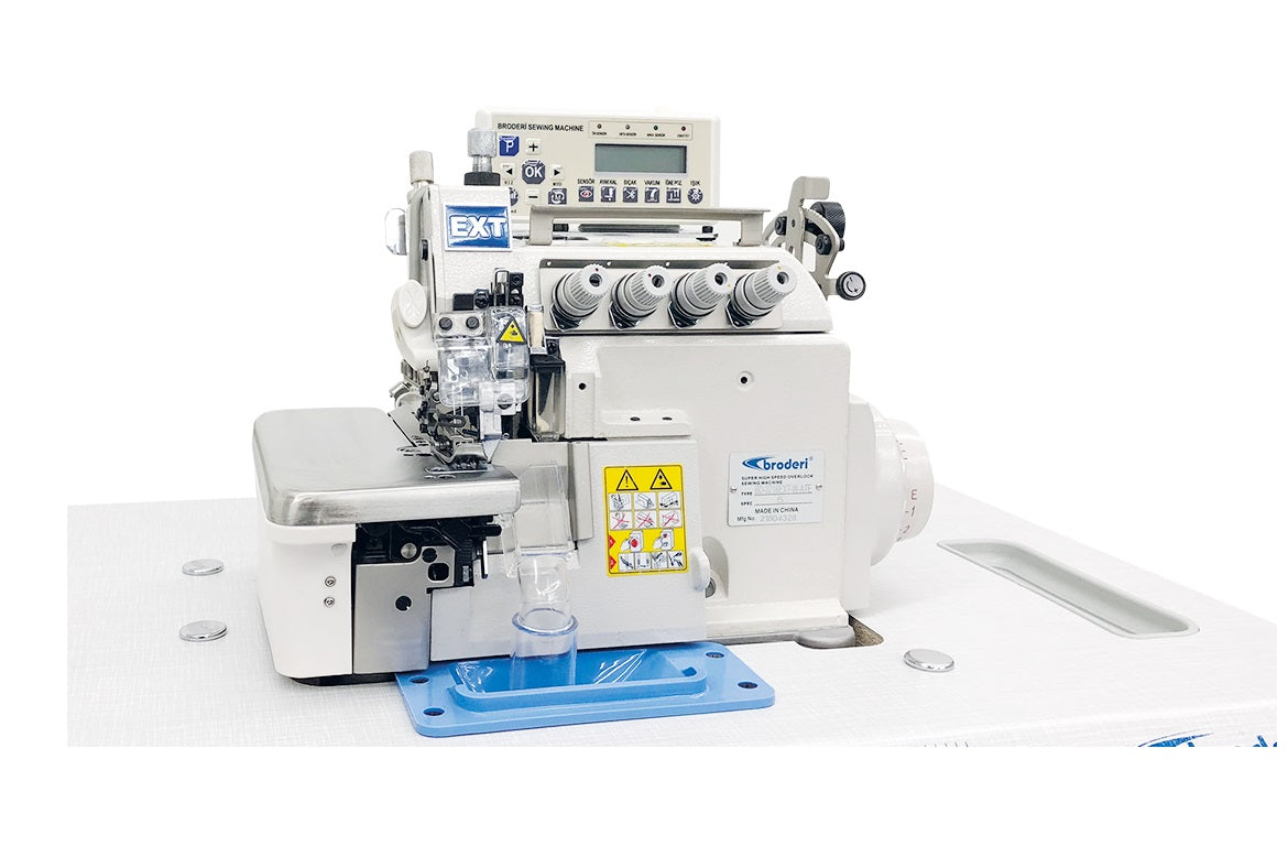 Broderi BD-5214EXT-H-ATE Otomatik 4 İp Transportlu Akıllı Overlok