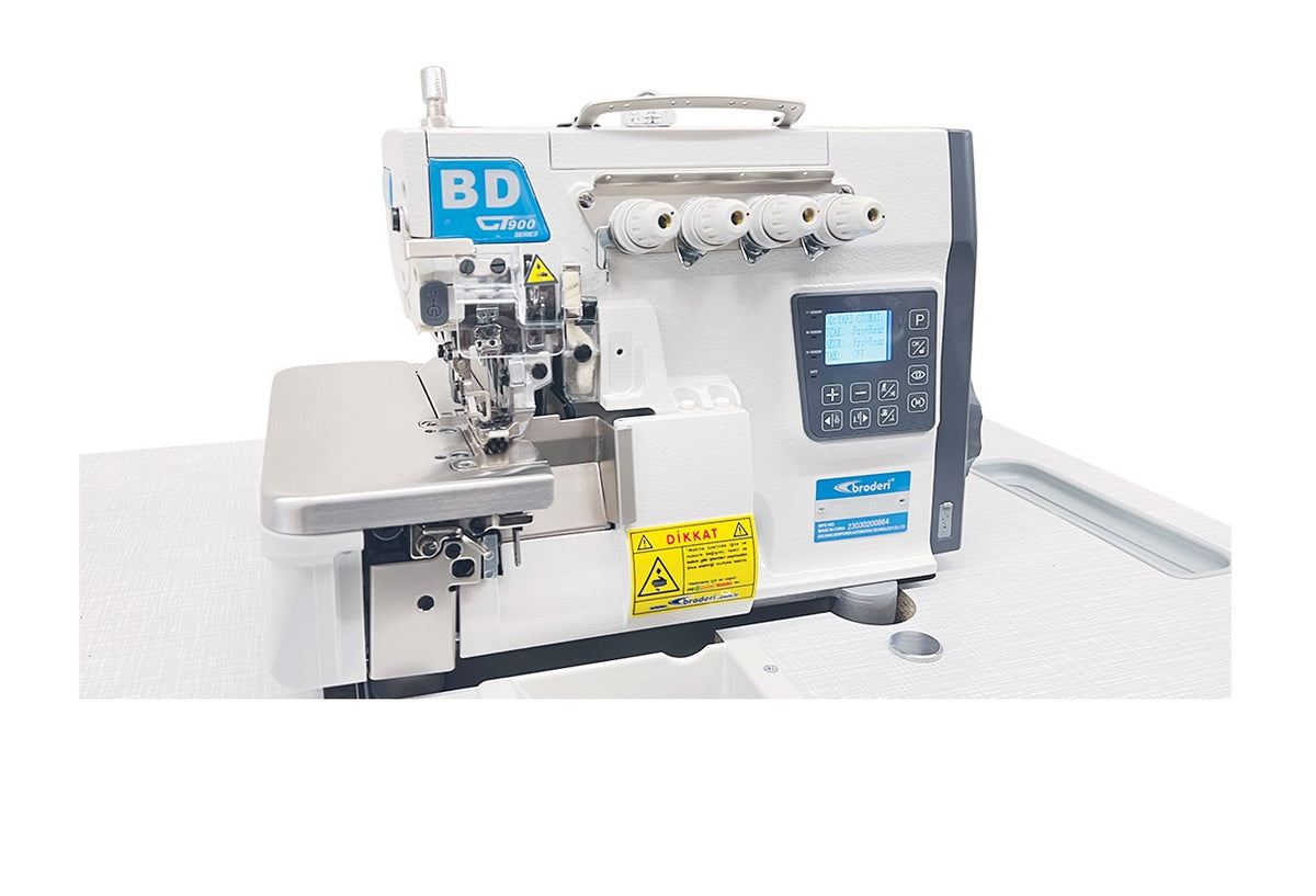 Broderi BD-900S Serisi Elektrikli Akıllı Overlok Makinaları