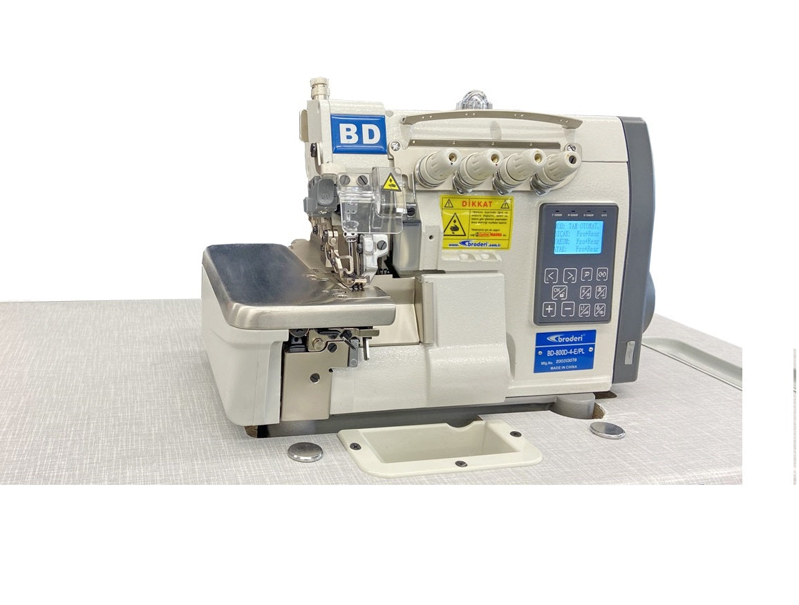 Broderi BD-800D Elektrikli Akıllı Overlok Makinası