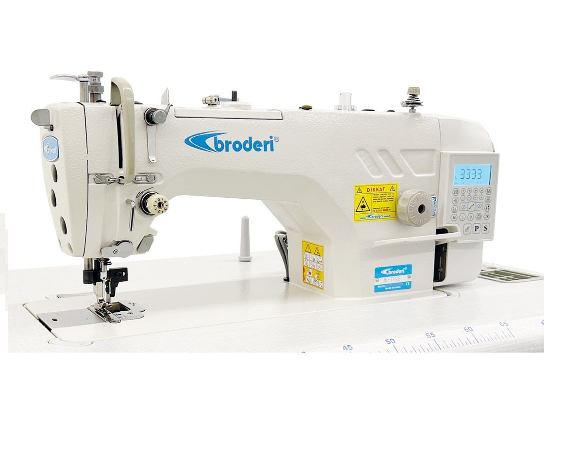 Broderi BD-7770E Full Otomatik Entegre Panel Bıçaklı Düz Dikiş Makinası