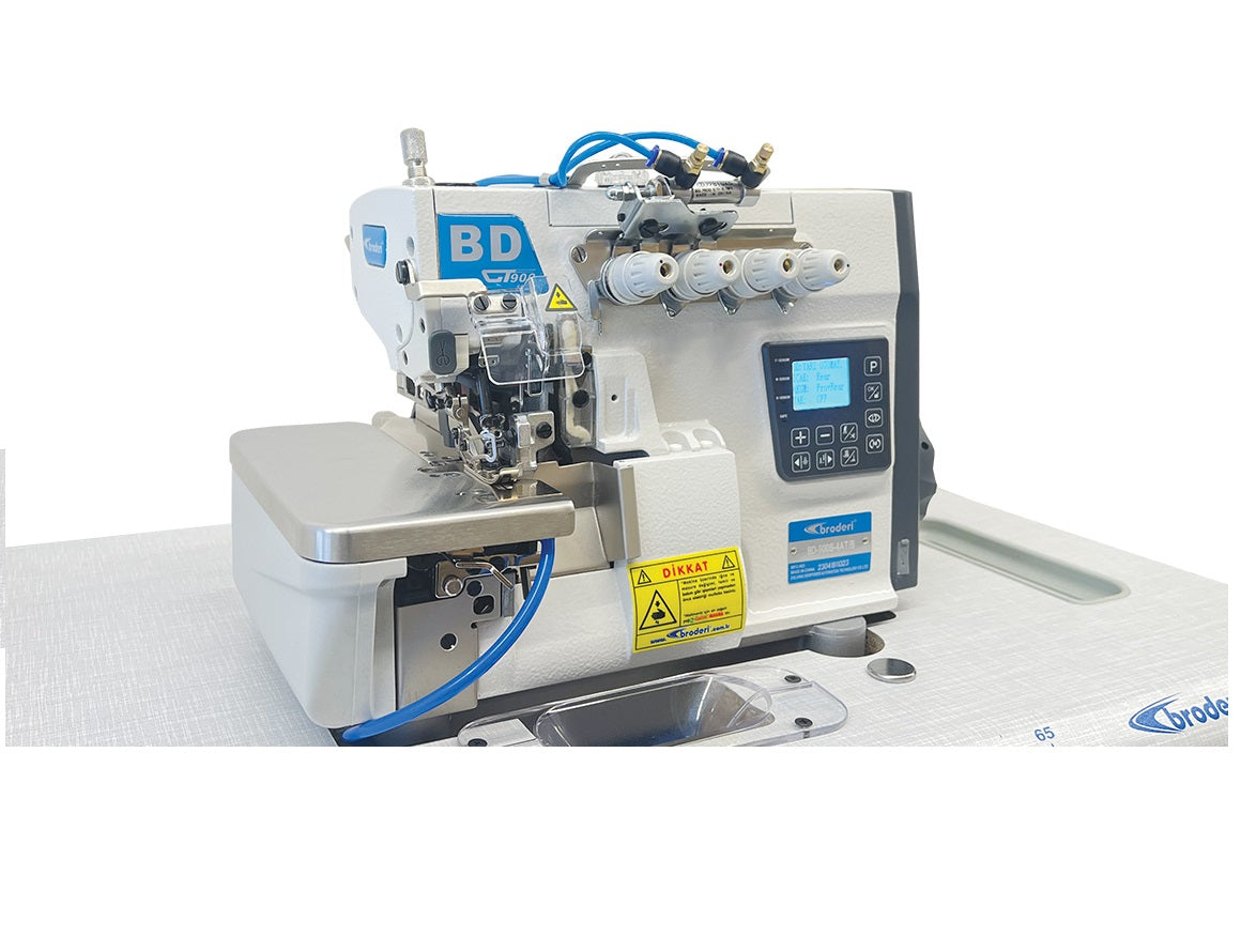 Broderi BD-800D-4-AT/B Kıstırmalı Full Otomatik Overlok Makinası