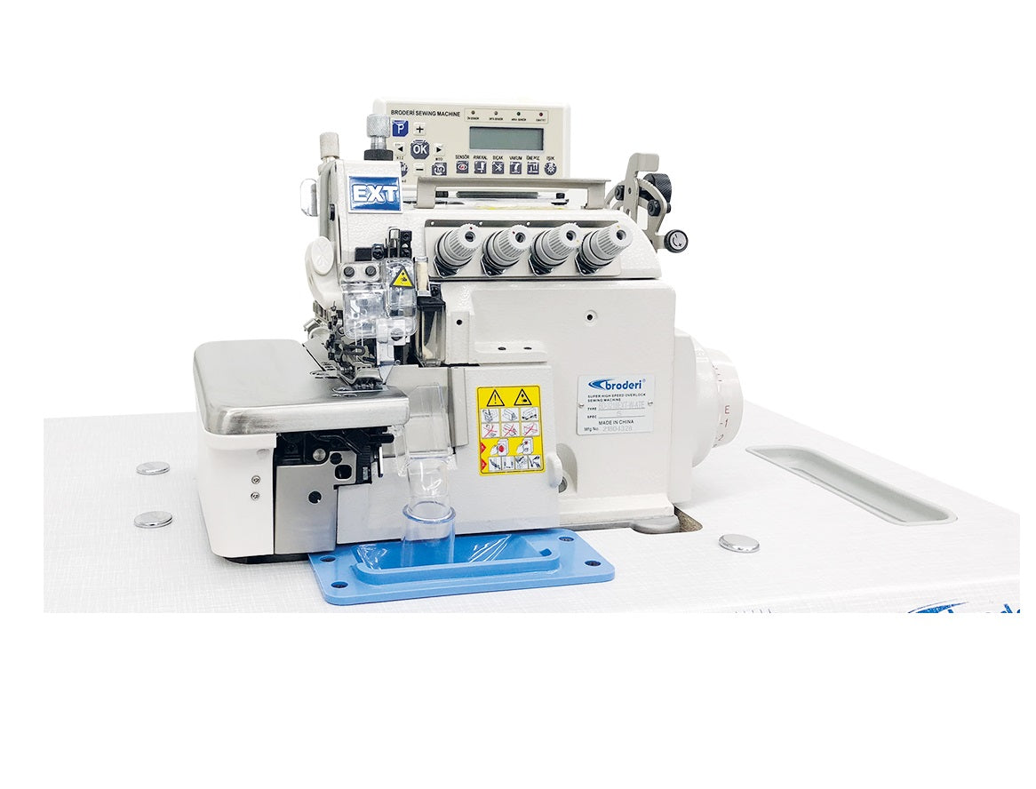 Broderi BD-5214EXT-H-ATE Otomatik 4 İp Transportlu Akıllı Overlok