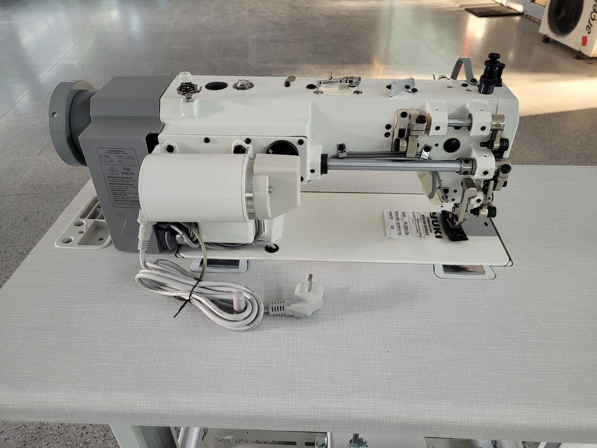 Yuki YK-0303-D4 Çift Papuç Tek İğne Makine İplik Kesicili 12mm