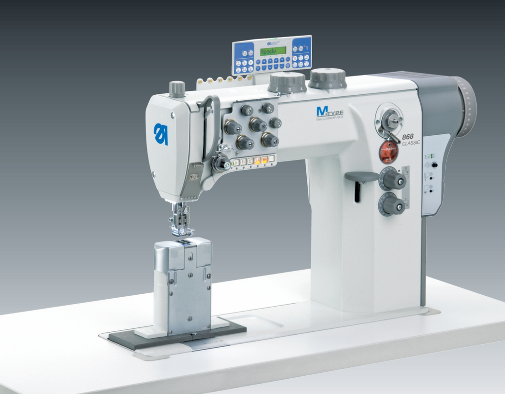 Dürkopp Adler 868-290322-M M-TYPE 868 CLASSIC – Mükemmel Baskı Dikişleri İçin Çift İğne Elektronik Sütunlu Makine