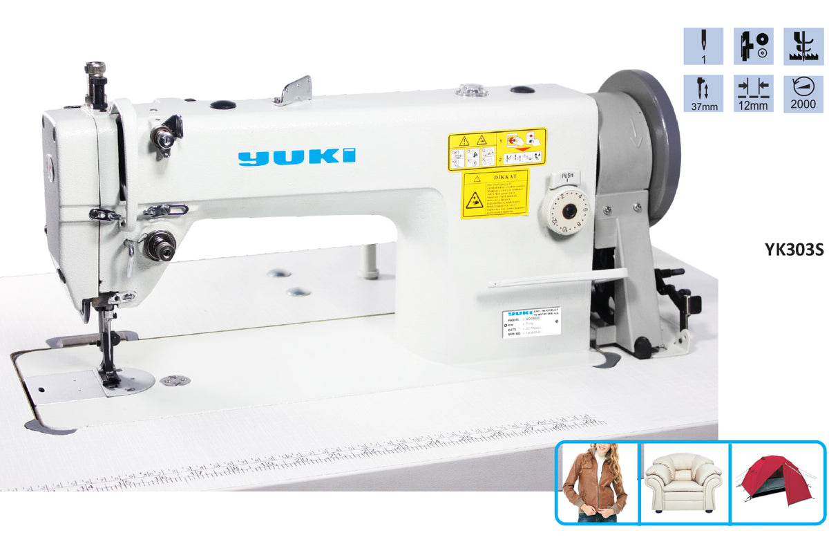 Yuki YK303S Çift Papuç Tek İğne Makine (26cm)