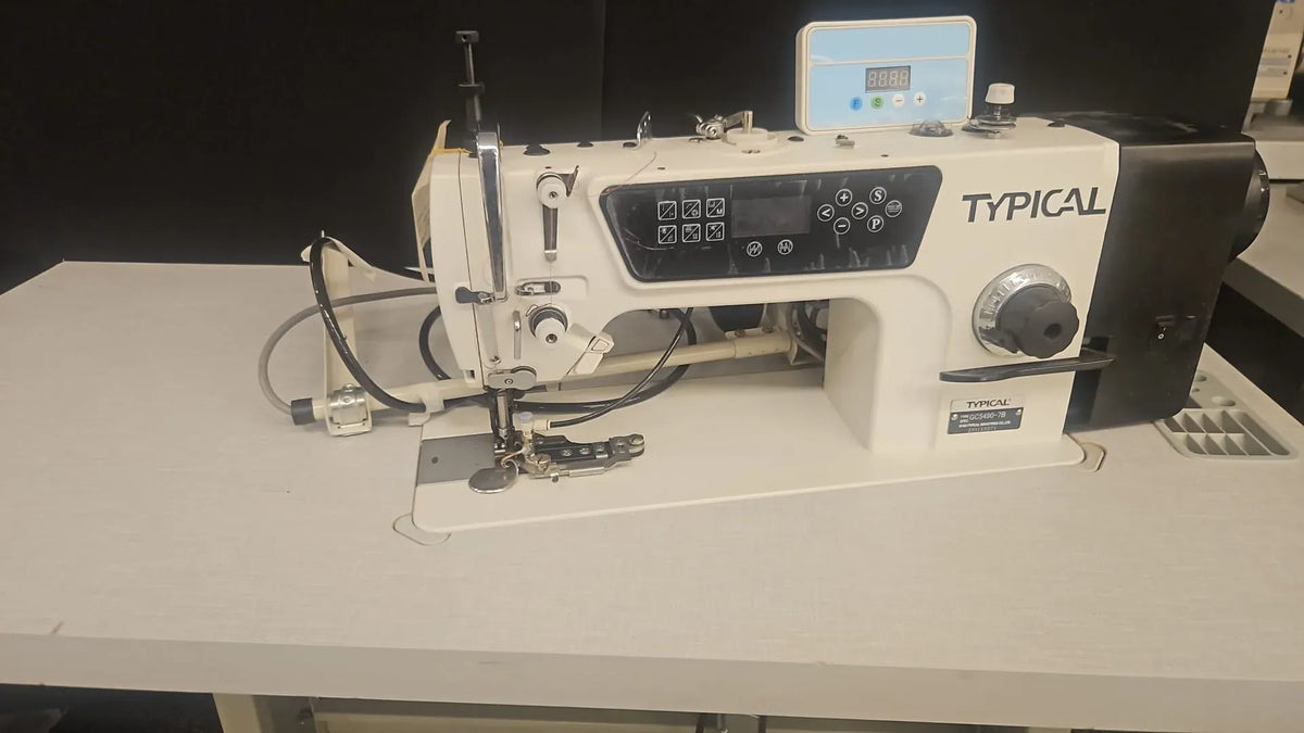 Juki DLU-5490N Havalı Gömlek Etek Kıvırma Makinası İkinci El