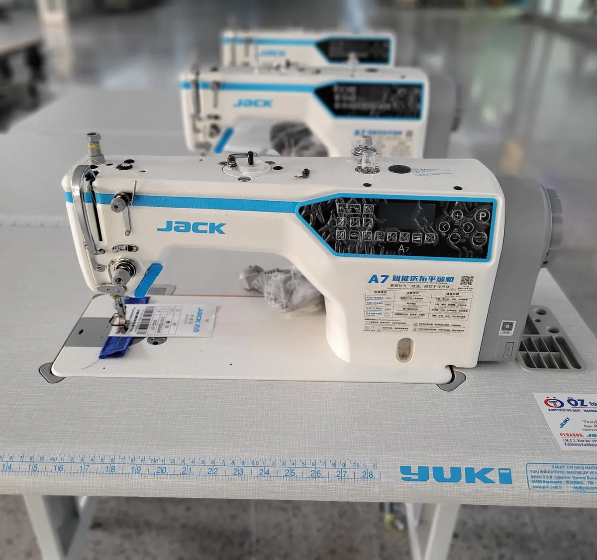 Jack A7 Dijital Adım Ayarlı Otomatik Düz Dikiş Makinası