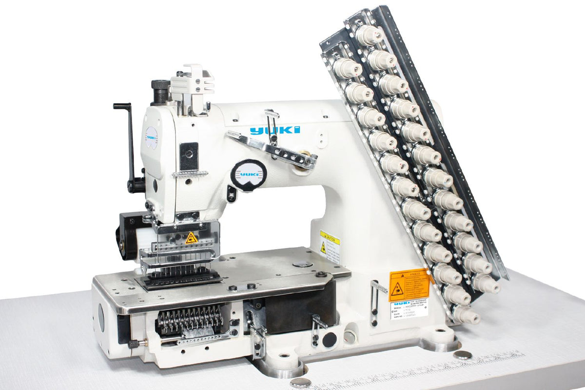 Yuki VC009D1-12-064P 12 İğne Zincir Dikiş Burunlu Direct Drive Lastik Makinası
