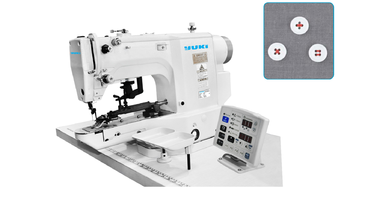 Yuki YK-438D Elektronik Düğme Dikiş Makinası