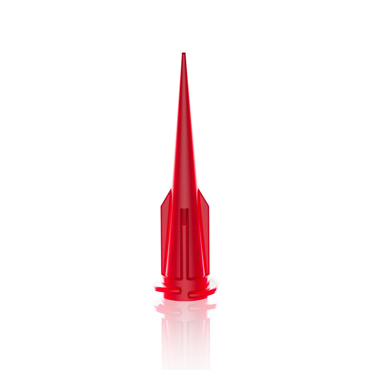 PK25G- PLASTİK KONİK İĞNE- 25 G- KIRMIZI