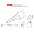 Biye Çift Kıvırma Apara 45x13mm / APR 11-R