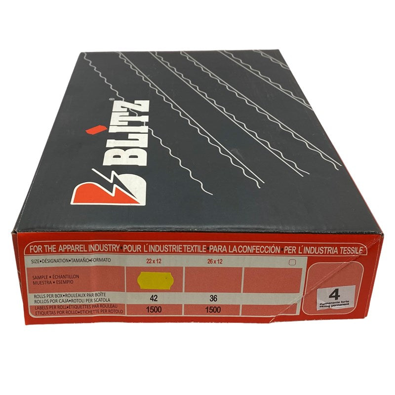 Etiketleme Makinesi 4 No Sarı Etiket / 12X22 42ADET - görsel 4