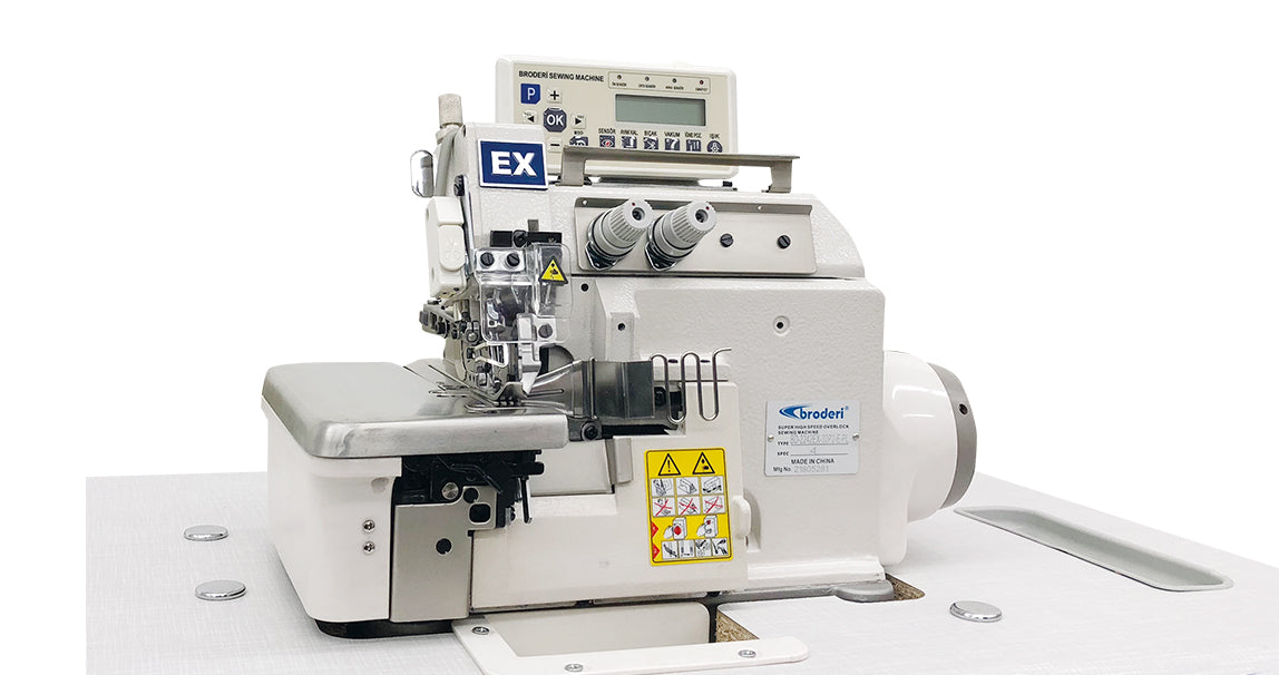 Broderi BD-2242-EX-32P2-E/PL Giyotinli Cep Biye Overlok (Elektrikli)