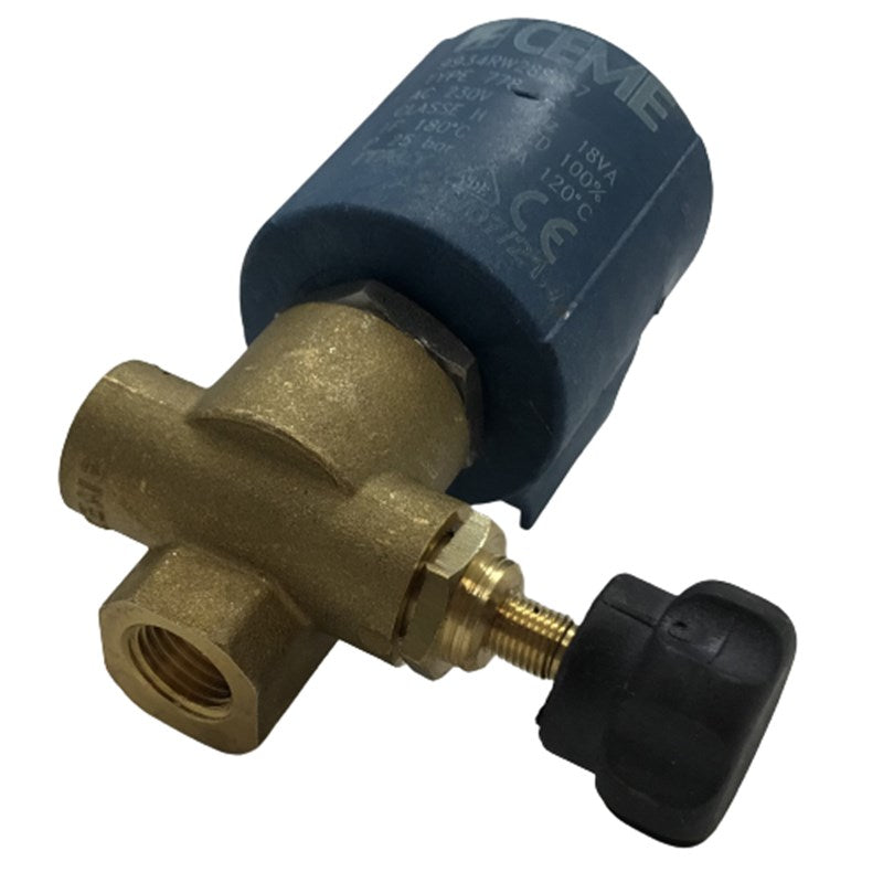 Ütü Solenoid Valf 1/4 (2 Yollu-Ayarlı-Büyük Soketli) / 9934 - görsel 3
