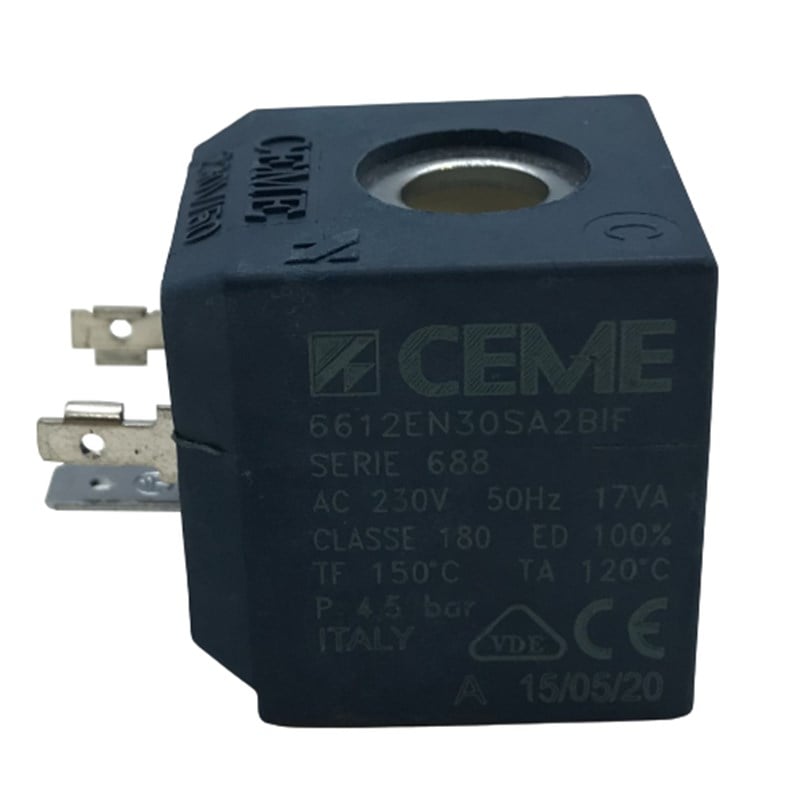 Ütü Solenoid Valf Bobini 1/4 / 6612 (TS 7000 BH) - görsel 2