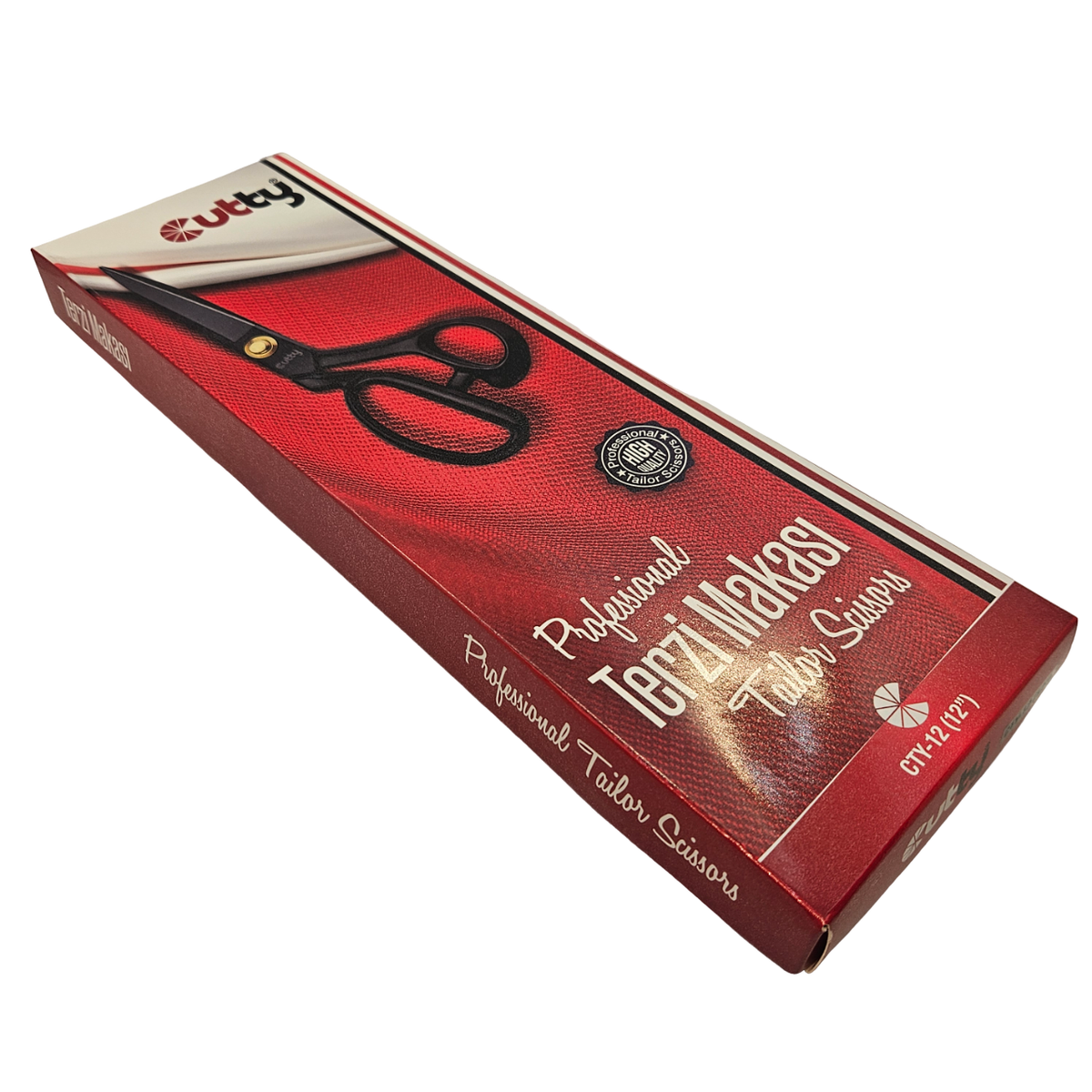 Siyah Saplı Paslanmaz Çelik Somunlu Makas 12 inç / CTY-12 (12) - görsel 4