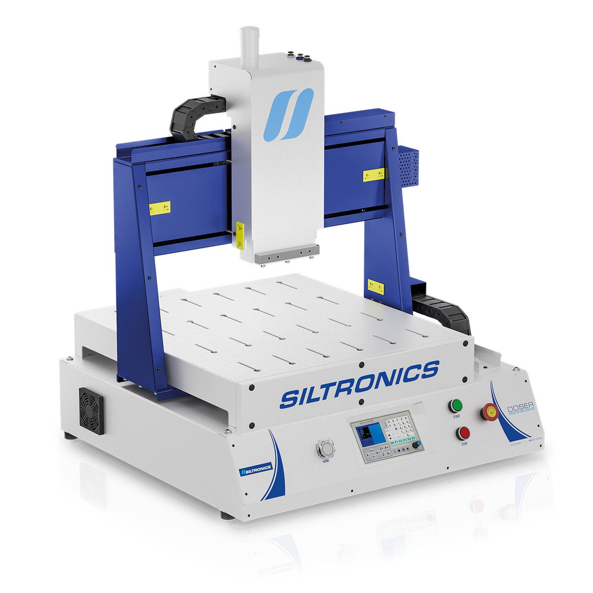 SILTRONICS “DOSER” CNC DOZAJLAMA MAKİNASI - MASA ÜSTÜ - 400 X 400 STEP MOTOR-AÇIK KABİN