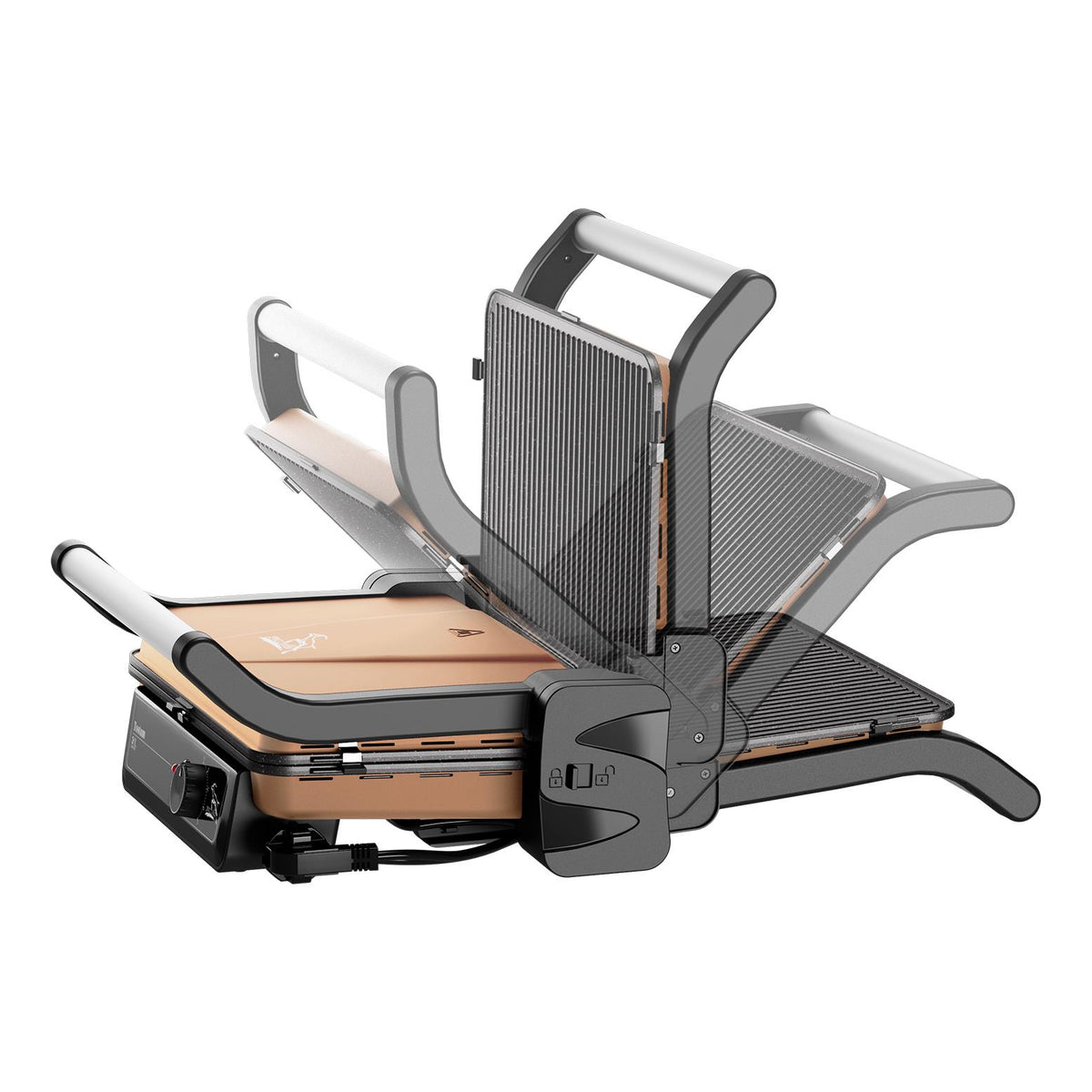 GAZZELLA ''TOSTUM'' TOST VE IZGARA MAKİNASI-ROSE GOLD