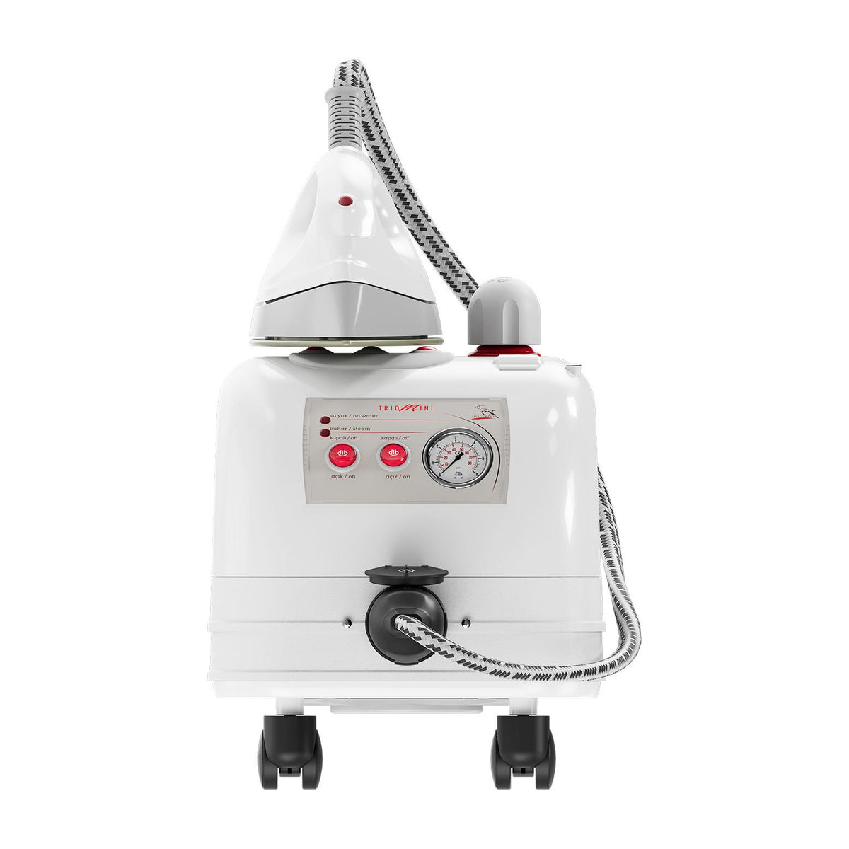GAZZELLA ''TRİO MİNİ'' BUHARLI ÜTÜLEME VE TEMİZLEME ROBOTU - 2 LT ( EV TİPİ ÜTÜ, FIRÇA VE PİSTOLE DAHİL)