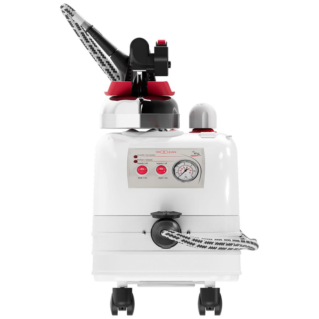 GAZZELLA TRİO CLEAN BUHARLI ÜTÜLEME VE TEMİZLEME ROBOTU - 3,5 LT ( PROFESYONEL ÜTÜ, FIRÇA,PİSTOLE VE TEMİZLİK APARATLARI DAHİL)