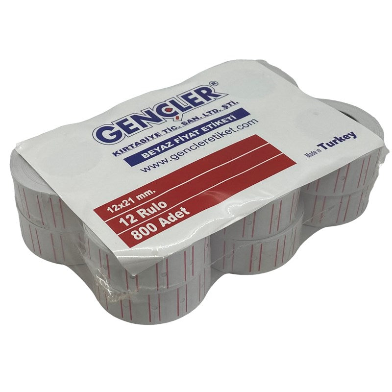 Etiketleme Makinesi Market Tipi Etiket 96Adet - görsel 2
