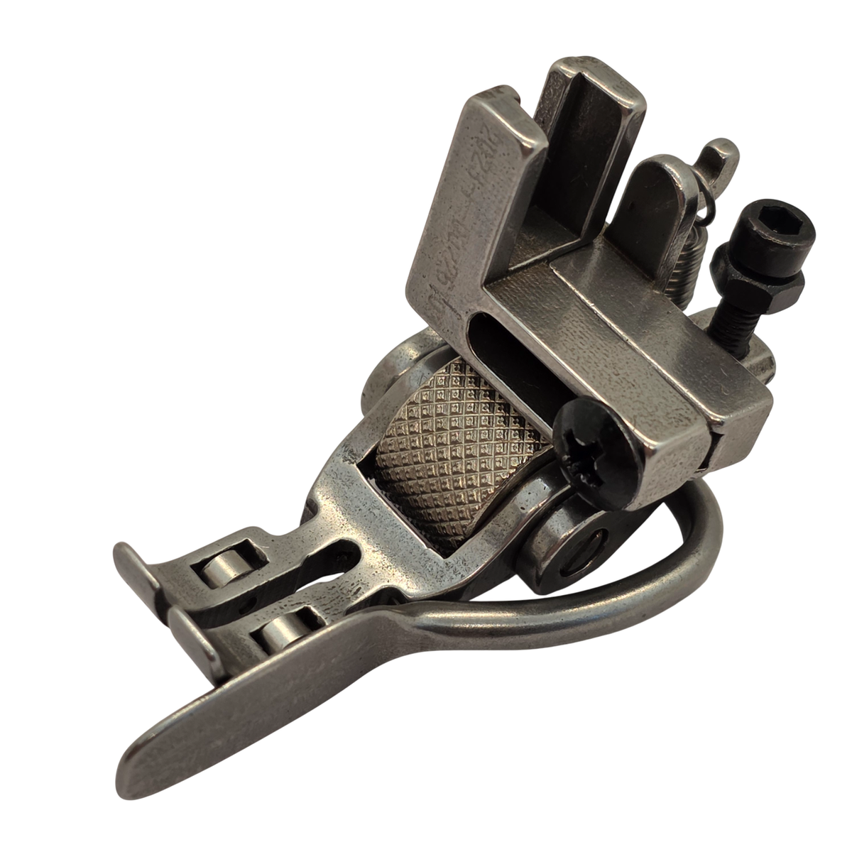 Düz Makine Sağ-Sol Ayarlı Fermuar Tırtırlı Metal Teker Ayak / HS-GL29 - görsel 2