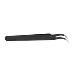 Antistatik Paslanmaz Çelik Eğri Uçlu 120mm Cımbız / HS-ESD-15 - görsel 2