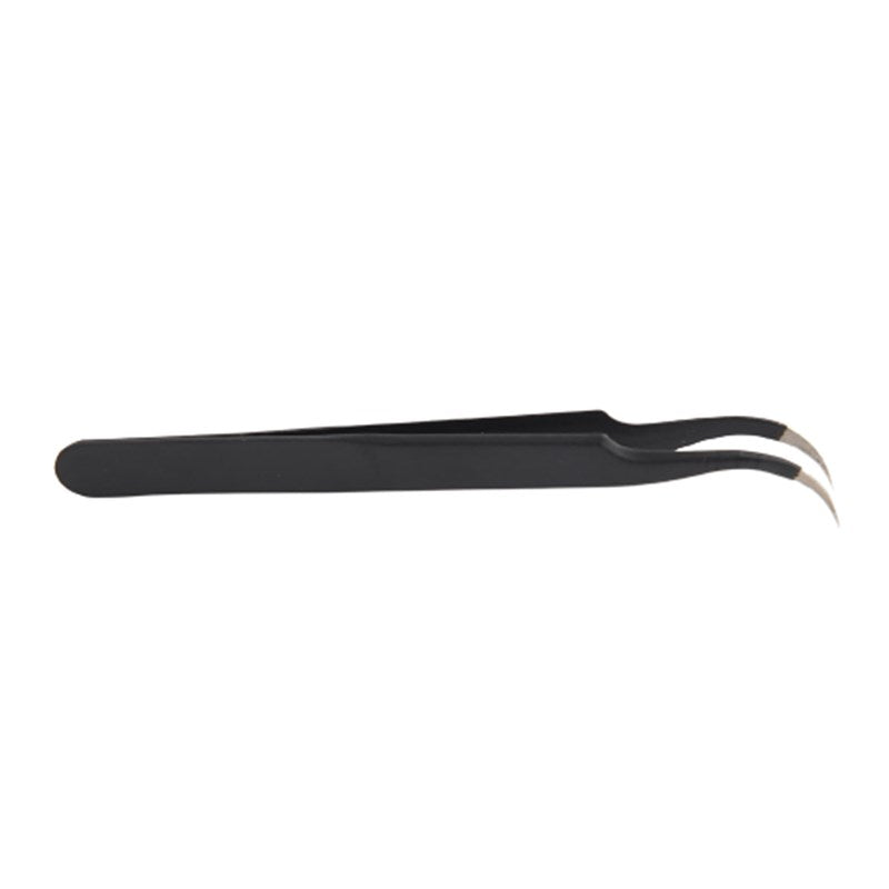 Antistatik Paslanmaz Çelik Eğri Uçlu 120mm Cımbız / HS-ESD-15 - görsel 2