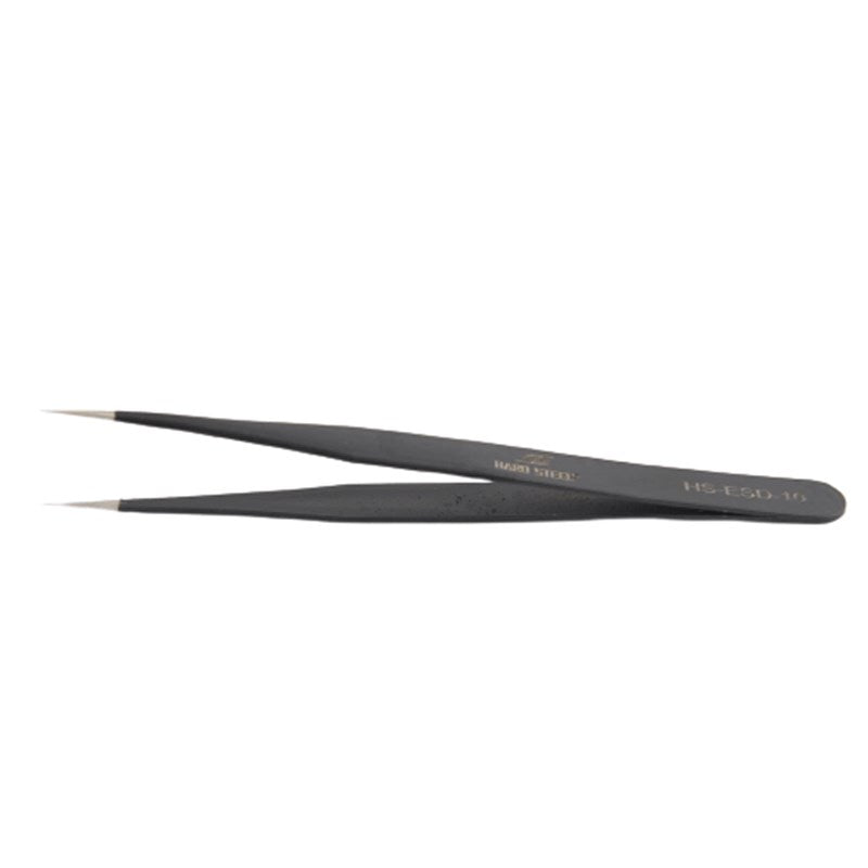 Antistatik Paslanmaz Çelik Sivri Uçlu 110mm Cımbız / HS-ESD-10 - görsel 3