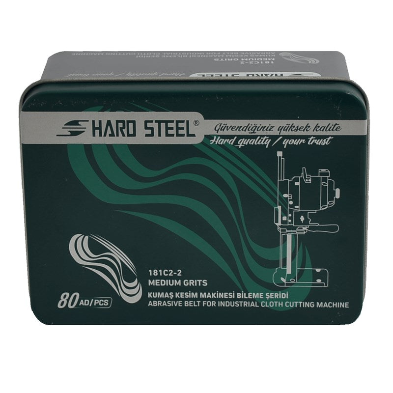 Dik Kumaş Kesim Motoru Bileme Şerit (Medium) Metal Kutu / 181C2-2 80 Adet - Görsel 11
