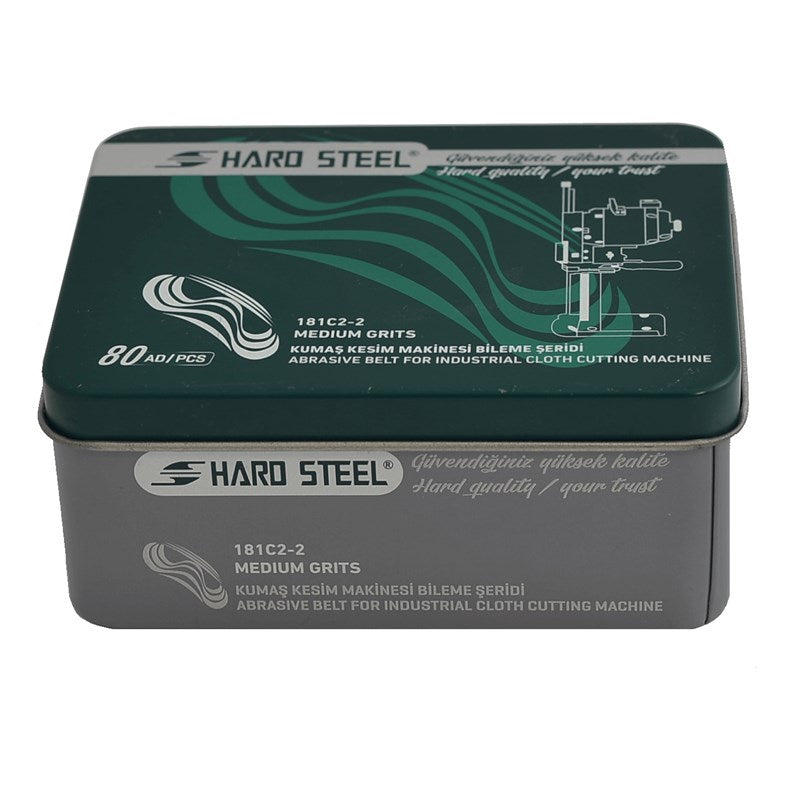 Dik Kumaş Kesim Motoru Bileme Şerit (Medium) Metal Kutu / 181C2-2 80 Adet - Görsel 9