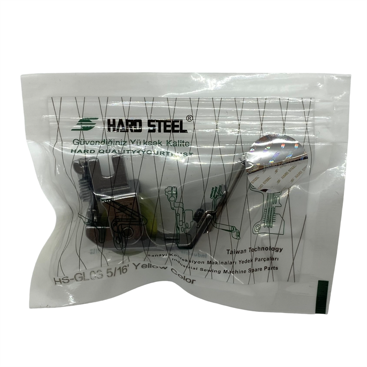 Düz Makine Ekstrafor Sarı Teker Ayak / HS-GL03 5/16 - Görsel 6