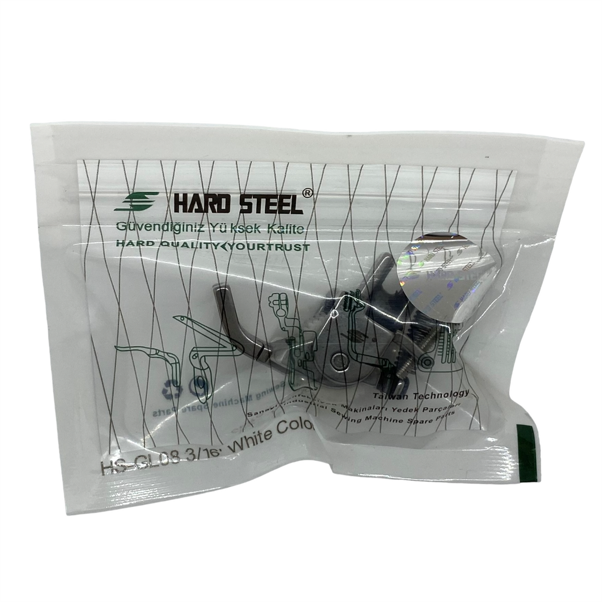 Düz Makine Fitil Beyaz Teker Ayak / HS-GL08 3/16 - Görsel 6