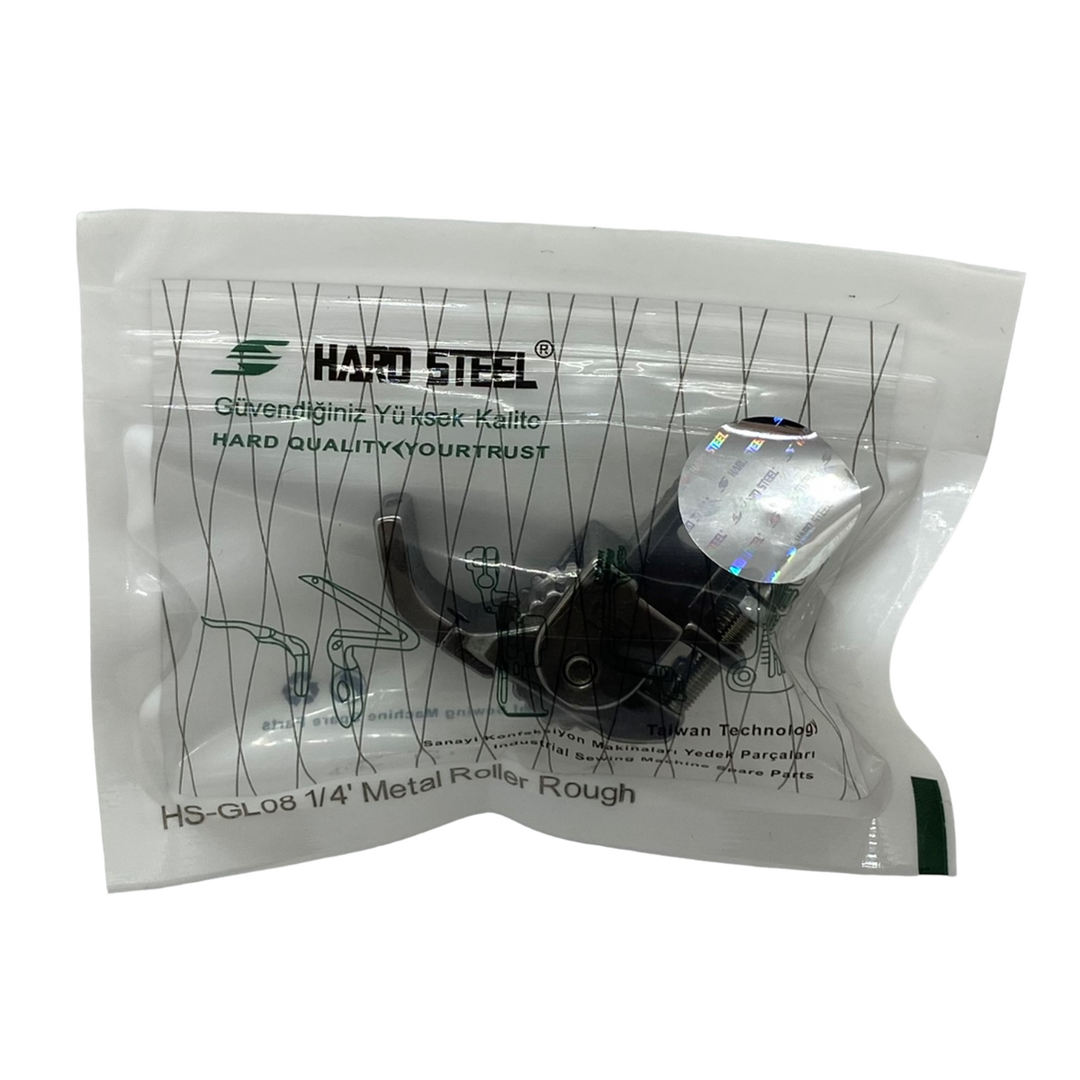 Düz Makine Fitil Metal Teker Ayak / HS-GL08 1/4 - Görsel 6