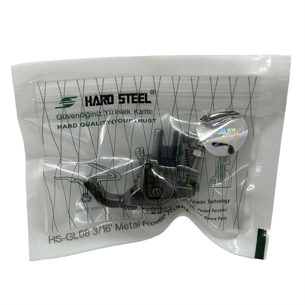 Düz Makine Fitil Metal Teker Ayak / HS-GL08 3/16 - Görsel 6