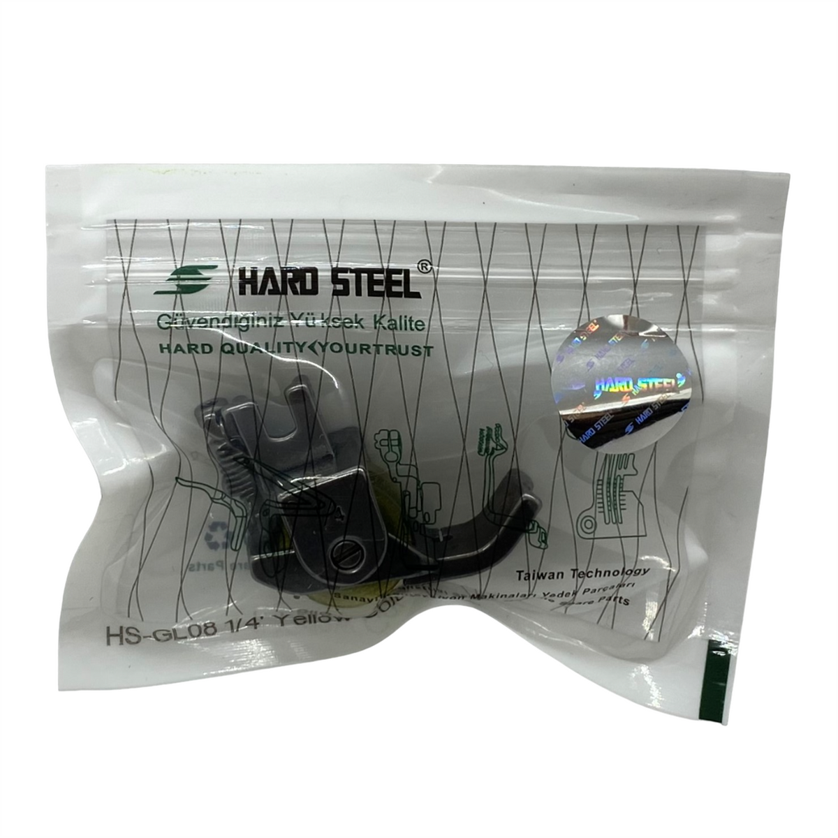 Düz Makine Fitil Sarı Teker Ayak / HS-GL08 1/4 - Görsel 6