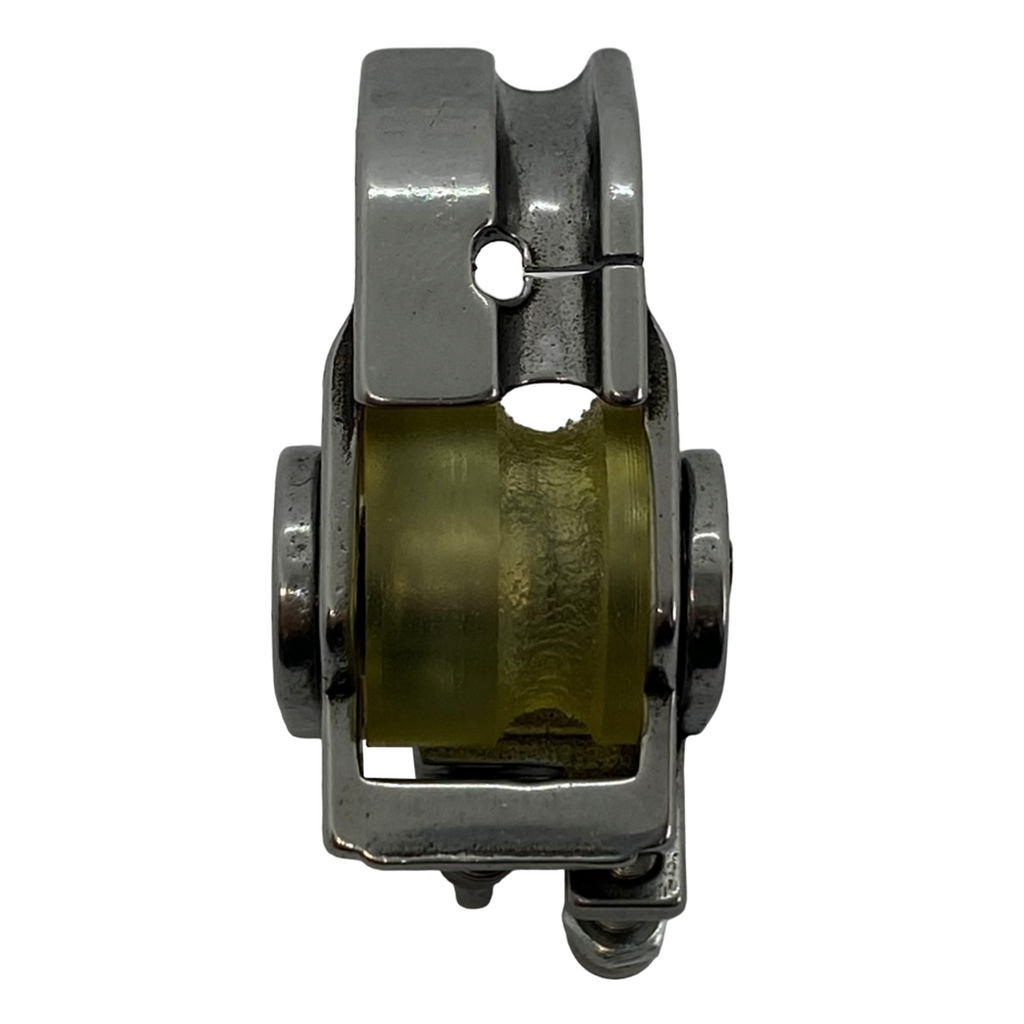 Düz Makine Fitil Tırnaklı Sarı Teker Ayak / HS-GL09 3/16 - görsel 4