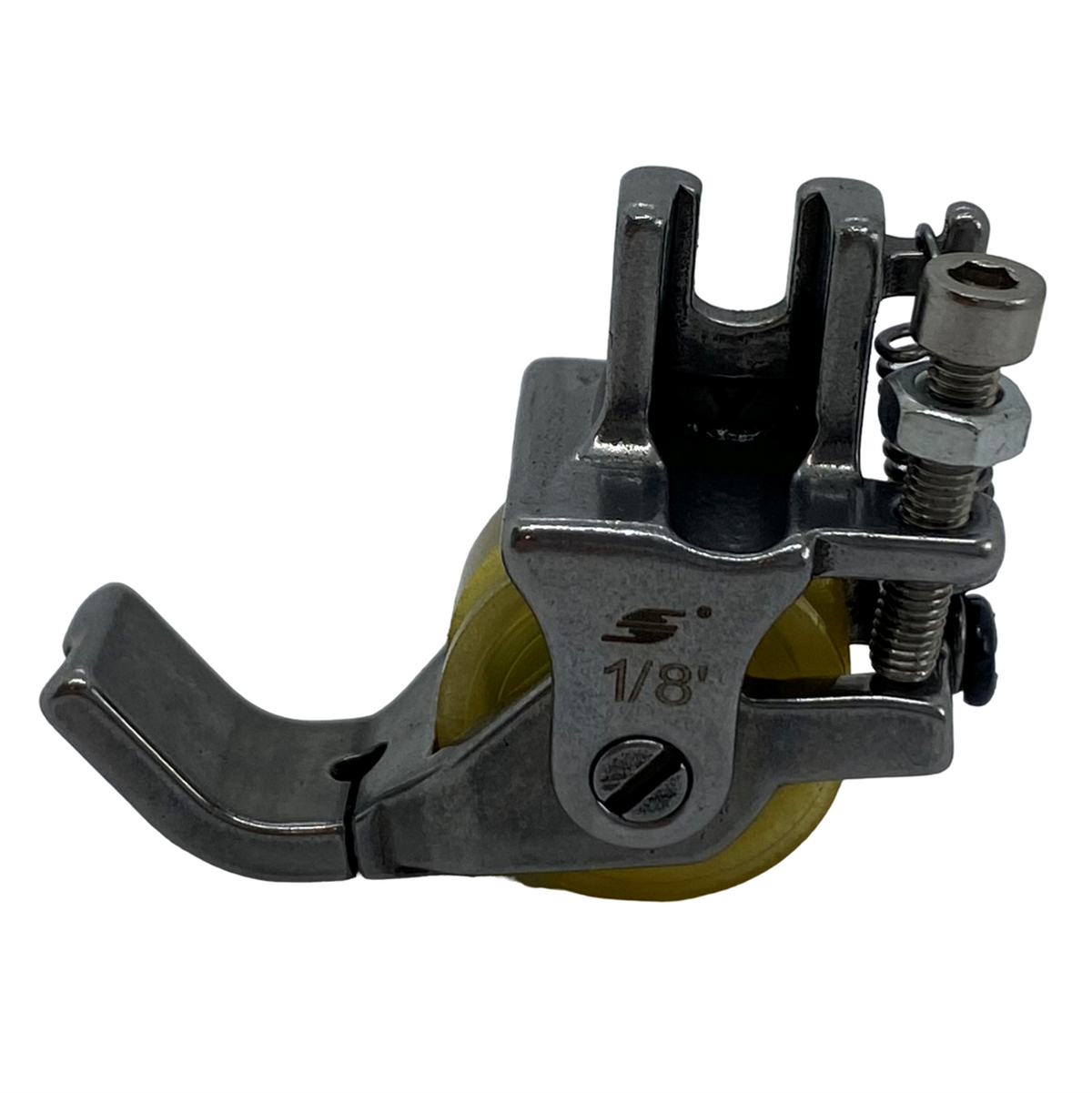 Düz Makine Fitil Tırnaklı Sarı Teker Ayak / HS-GL09 1/8 - görsel 3