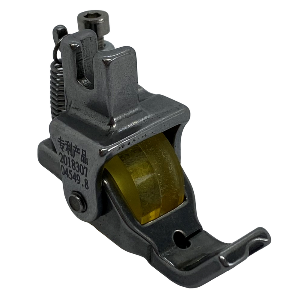 Düz Makine Fitil Tırnaklı Sarı Teker Ayak / HS-GL09 1/8