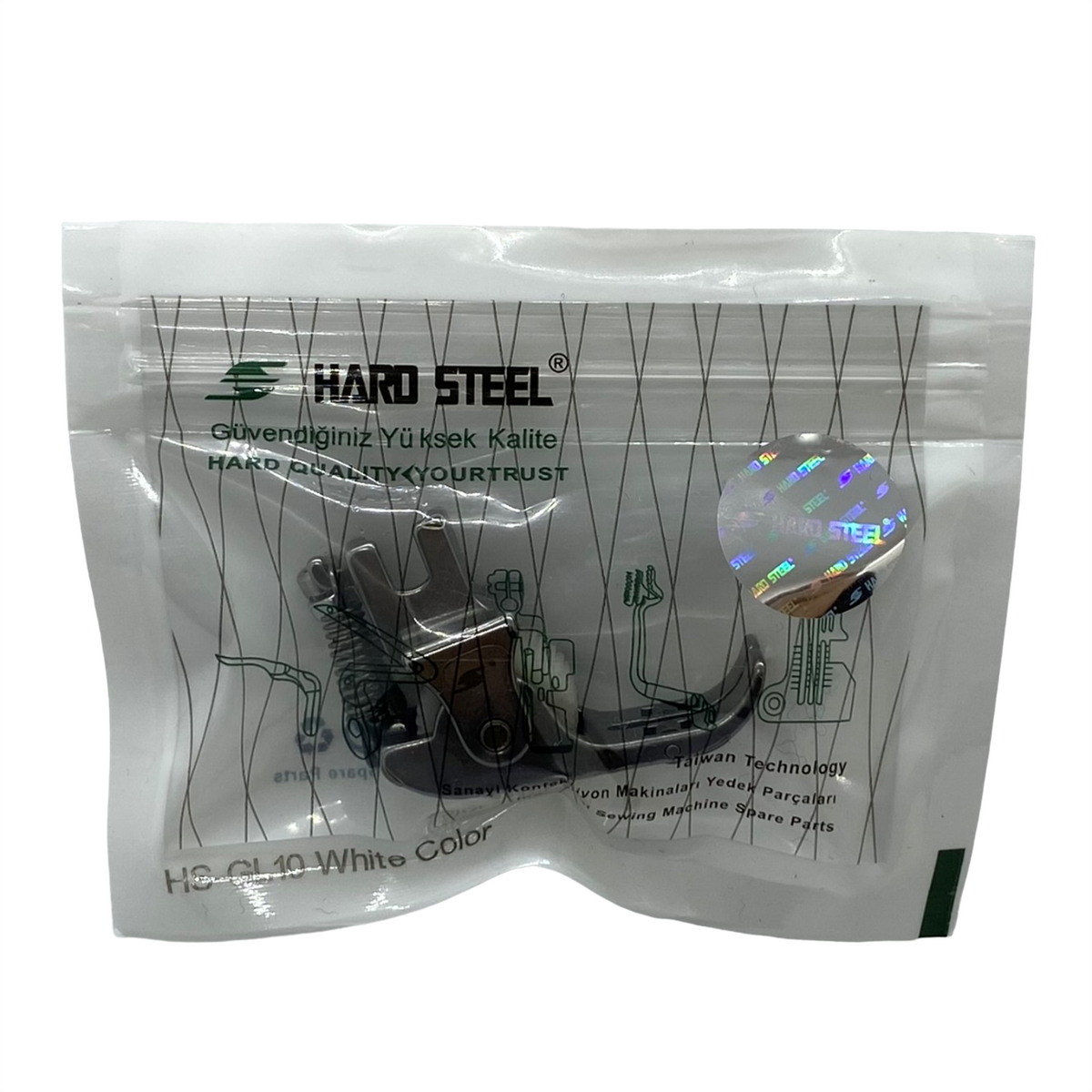 Düz Makine Rulmanlı Beyaz Teker Ayak / HS-GL10 - Görsel 6