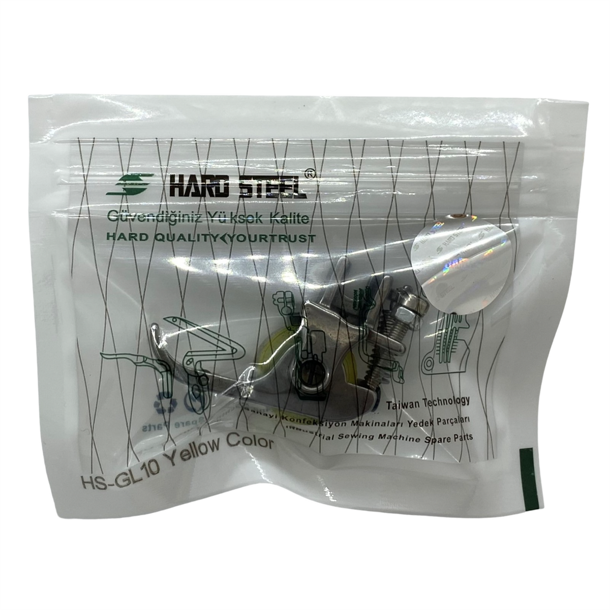 Düz Makine Rulmanlı Sarı Teker Ayak / HS-GL10 - Görsel 6