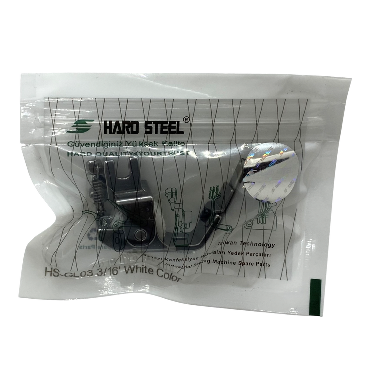 Düz Makine Ekstrafor Beyaz Teker Ayak / HS-GL03 3/16 - Görsel 6