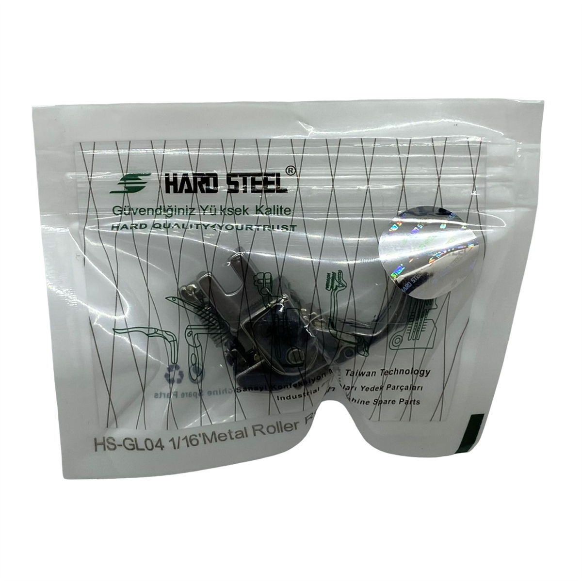 Düz Makine Sp-18 Model Tırnaklı Çima Metal Teker Ayak / HS-GL04 1/16 - Görsel 6