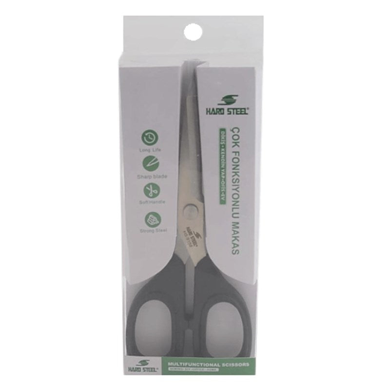 Japon Stili Plastik Saplı Çok Fonksiyonlu 6.5inç Makas / HS-9158 (6.5) - görsel 5