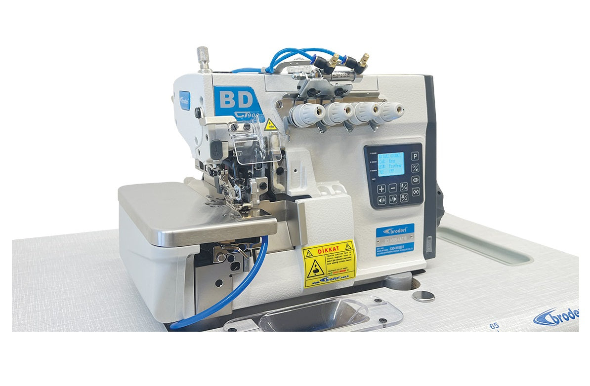 Broderi BD-900S-4AT/B Kıstırmalı Full Otomatik Overlok Makinası