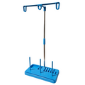 Ev Tipi Dikiş Makinesi Mavi Plastik Çardak Seti (Metal Borulu) / TS-500