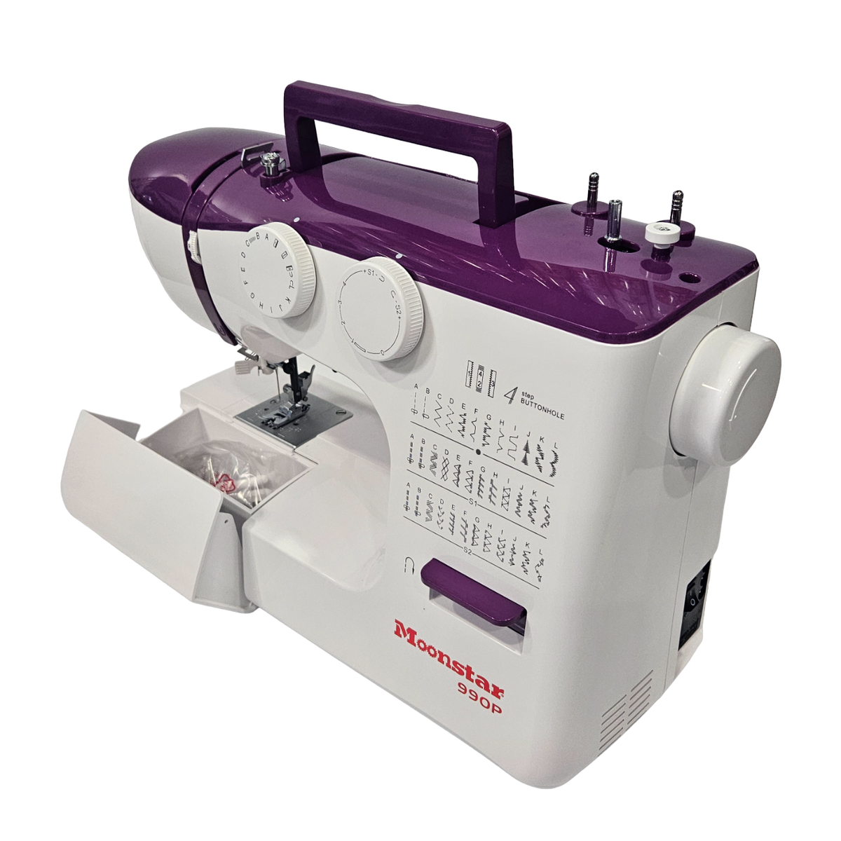 Ev Tipi Düz Dikiş Makinesi 36 Desenli Mor / Model 990P - görsel 3