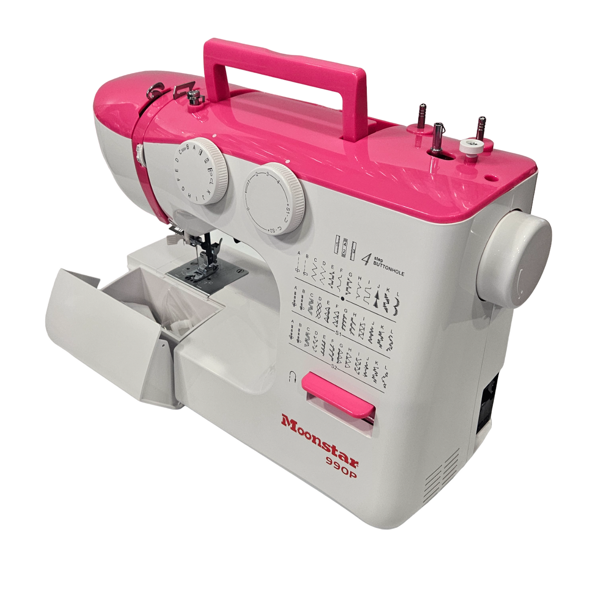 Ev Tipi Düz Dikiş Makinesi 36 Desenli Pembe / Model 990P - görsel 3